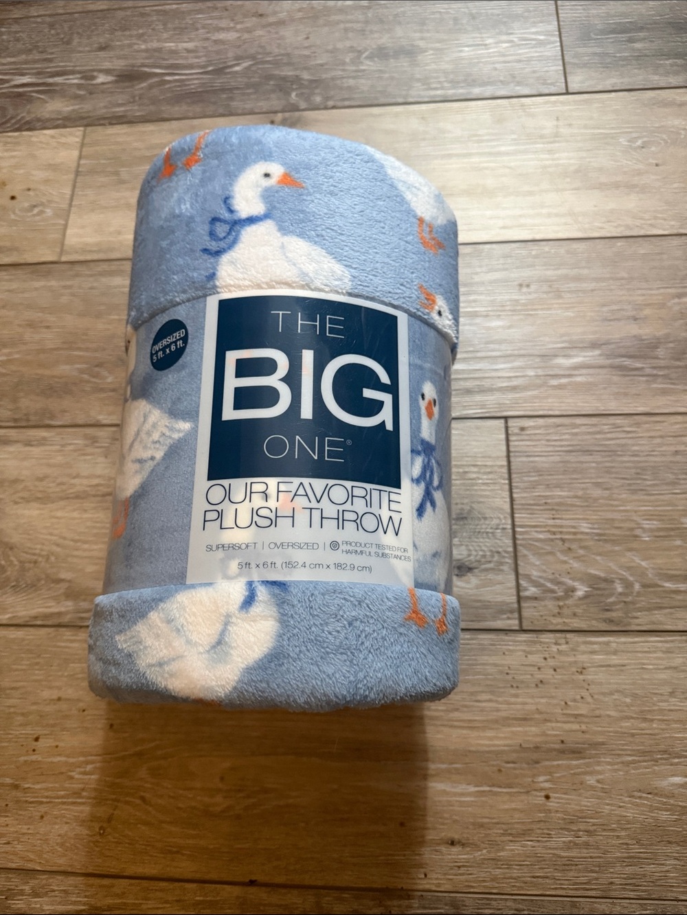 Goose throw blanket Kohls The Big One new